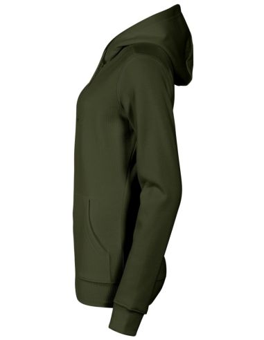 Mikina dámska Trendy Zipper 411 military