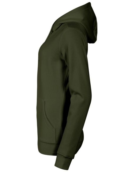 Mikina dámska Trendy Zipper 411 military