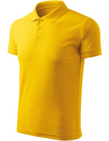 Polokošeľa pánska Pique Polo Free F03 žltá