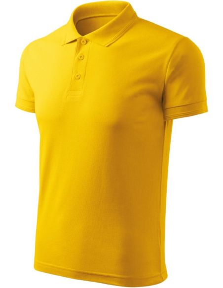 Polokošeľa pánska Pique Polo Free F03 žltá