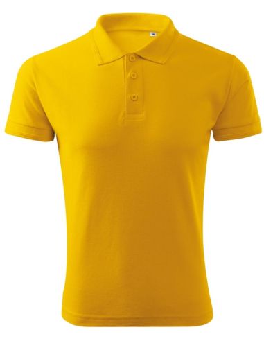 Polokošeľa pánska Pique Polo Free F03 žltá