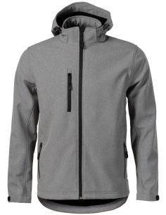 Softshellová bunda pánska Performance 522 tmavosivý melír