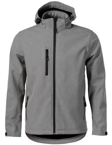 Softshellová bunda pánska Performance 522 tmavosivý melír