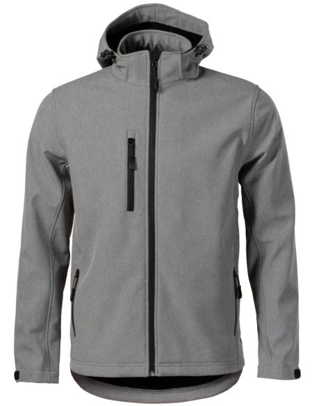 Softshellová bunda pánska Performance 522 tmavosivý melír