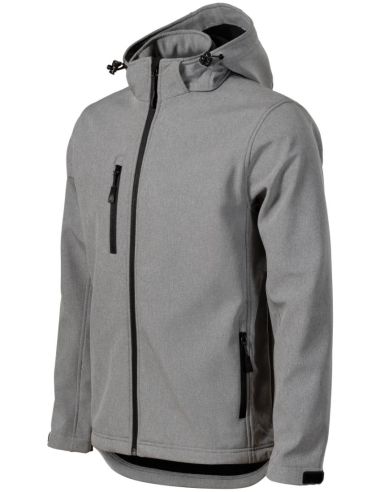 Softshellová bunda pánska Performance 522 tmavosivý melír