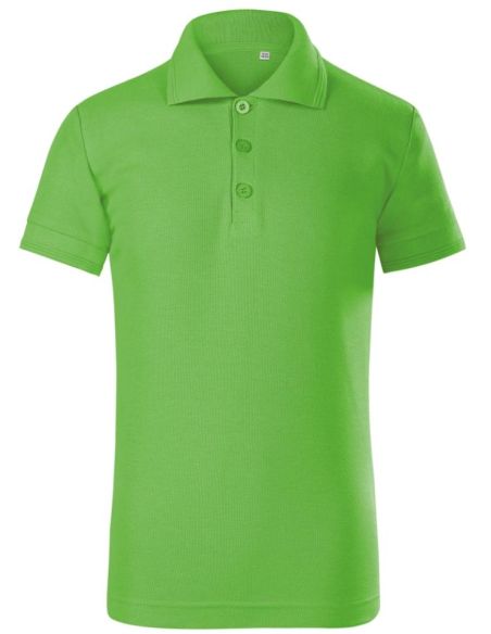 Polokošeľa detská Pique Polo Free F22 green apple