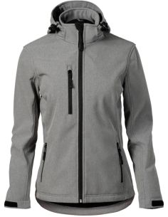 Softshellová bunda dámska Performance 521 tmavosivý melír