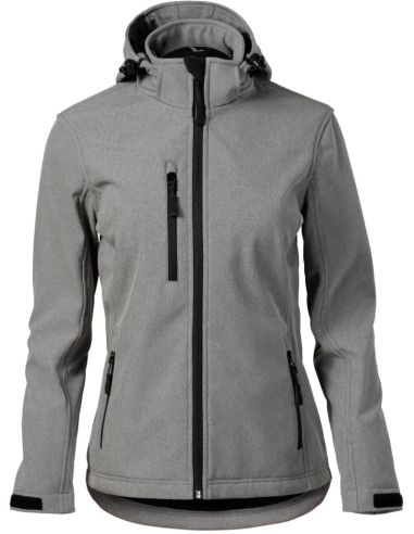 Softshellová bunda dámska Performance 521 tmavosivý melír