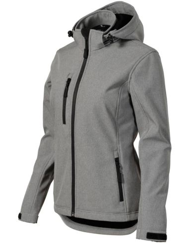Softshellová bunda dámska Performance 521 tmavosivý melír