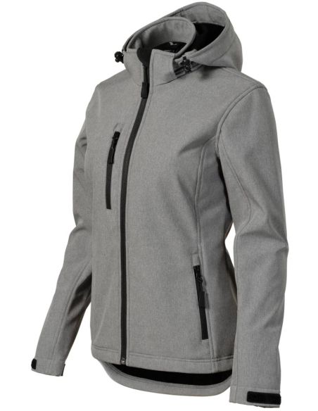 Softshellová bunda dámska Performance 521 tmavosivý melír