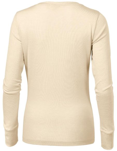 Tričko dámske Merino Rise LS 160 mandľová