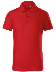 Polokošeľa detská Pique Polo Free F22 červená 2