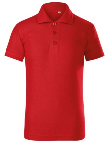 Polokošeľa detská Pique Polo Free F22 červená