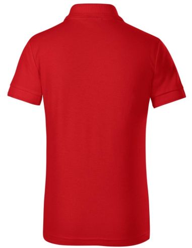 Polokošeľa detská Pique Polo Free F22 červená