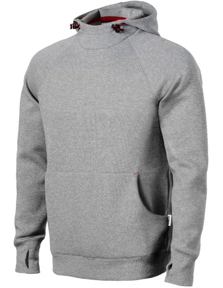 Mikina pánska Vertex Hoodie W43 tmavosivý melír