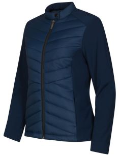 Hybridná bunda dámska Cross 556 tmavomodrá