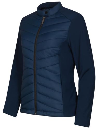 Hybridná bunda dámska Cross 556 tmavomodrá