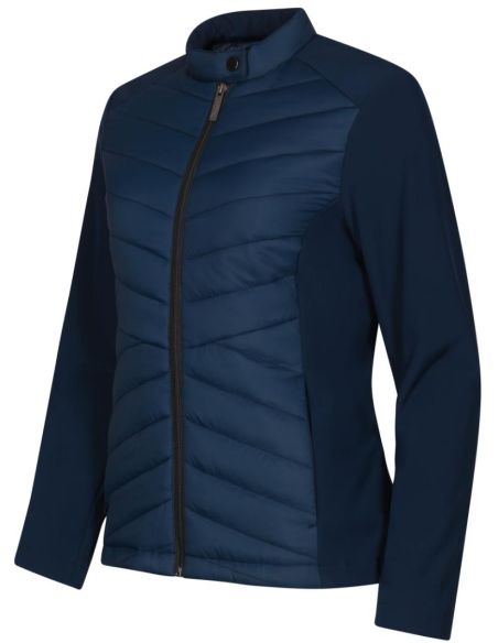 Hybridná bunda dámska Cross 556 tmavomodrá