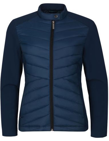 Hybridná bunda dámska Cross 556 tmavomodrá