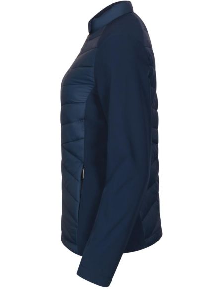 Hybridná bunda dámska Cross 556 tmavomodrá