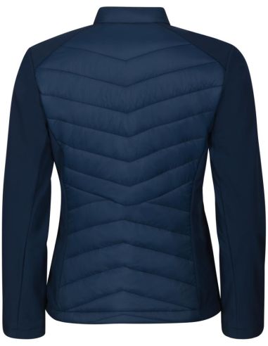 Hybridná bunda dámska Cross 556 tmavomodrá