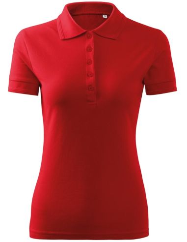 Polokošeľa dámska Pique Polo Free F10 červená