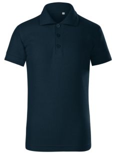 Polokošeľa detská Pique Polo Free F22 tmavomodrá 2