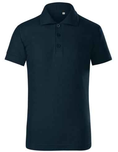 Polokošeľa detská Pique Polo Free F22 tmavomodrá