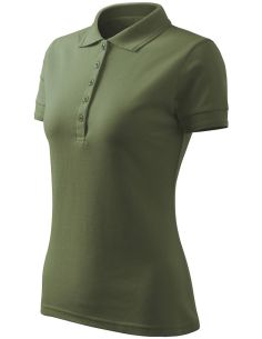 Polokošeľa dámska Pique Polo Free F10 khaki