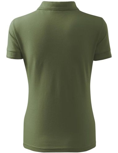 Polokošeľa dámska Pique Polo Free F10 khaki