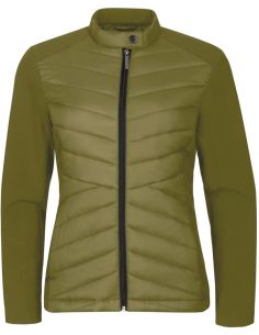 Hybridná bunda dámska Cross 556 avokádová zelená 2