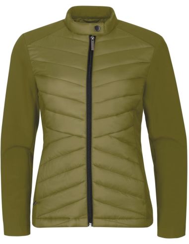Hybridná bunda dámska Cross 556 avokádová zelená