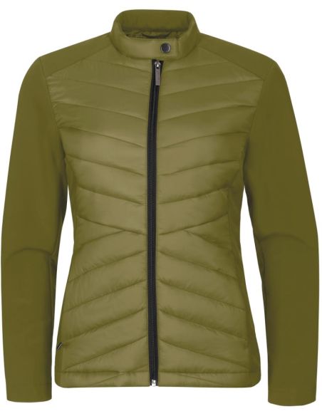 Hybridná bunda dámska Cross 556 avokádová zelená