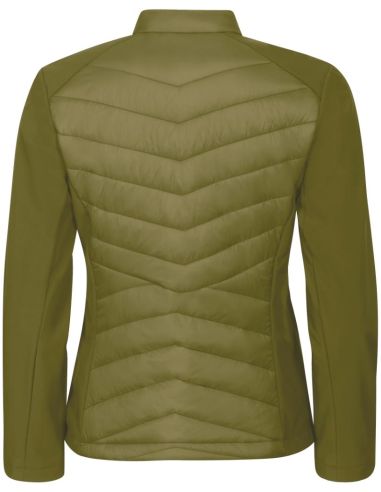 Hybridná bunda dámska Cross 556 avokádová zelená