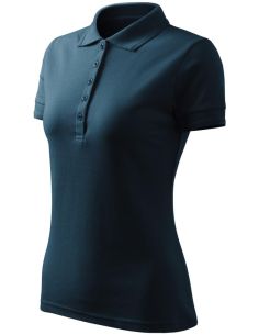 Polokošeľa dámska Pique Polo Free F10 tmavomodrá