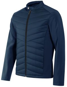Hybridná bunda pánska Cross 555 tmavomodrá