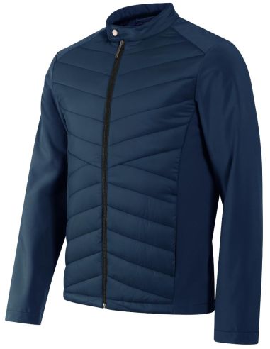 Hybridná bunda pánska Cross 555 tmavomodrá