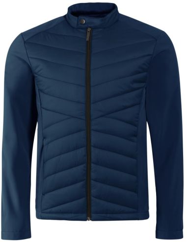 Hybridná bunda pánska Cross 555 tmavomodrá