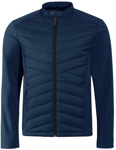 Hybridná bunda pánska Cross 555 tmavomodrá