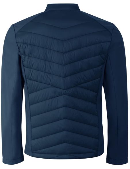 Hybridná bunda pánska Cross 555 tmavomodrá