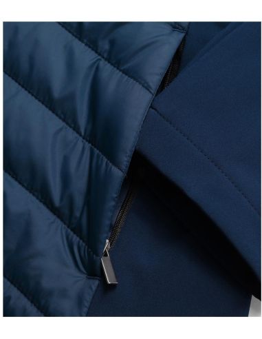 Hybridná bunda dámska Cross 556 strieborno sivá