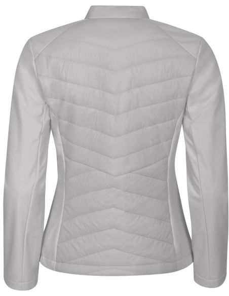 Hybridná bunda dámska Cross 556 strieborno sivá