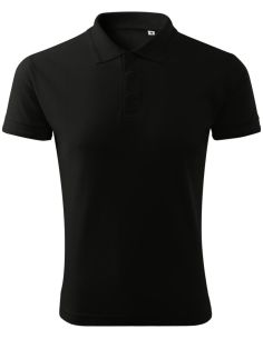 Polokošeľa pánska Pique Polo Free F03 čierna 2