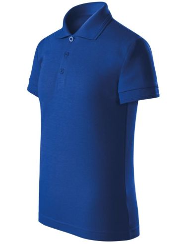 Polokošeľa detská Pique Polo Free F22 kráľovská modrá