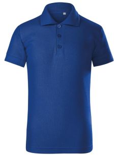 Polokošeľa detská Pique Polo Free F22 kráľovská modrá 2