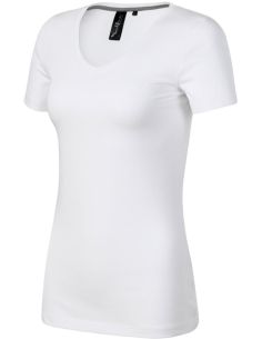 Tričko dámske Action V-neck 701 biela