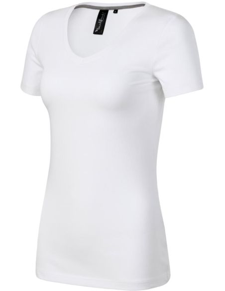 Tričko dámske Action V-neck 701 biela