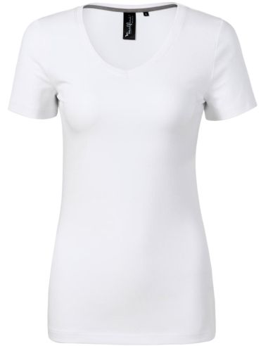 Tričko dámske Action V-neck 701 biela