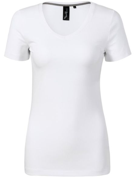 Tričko dámske Action V-neck 701 biela