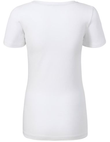 Tričko dámske Action V-neck 701 biela